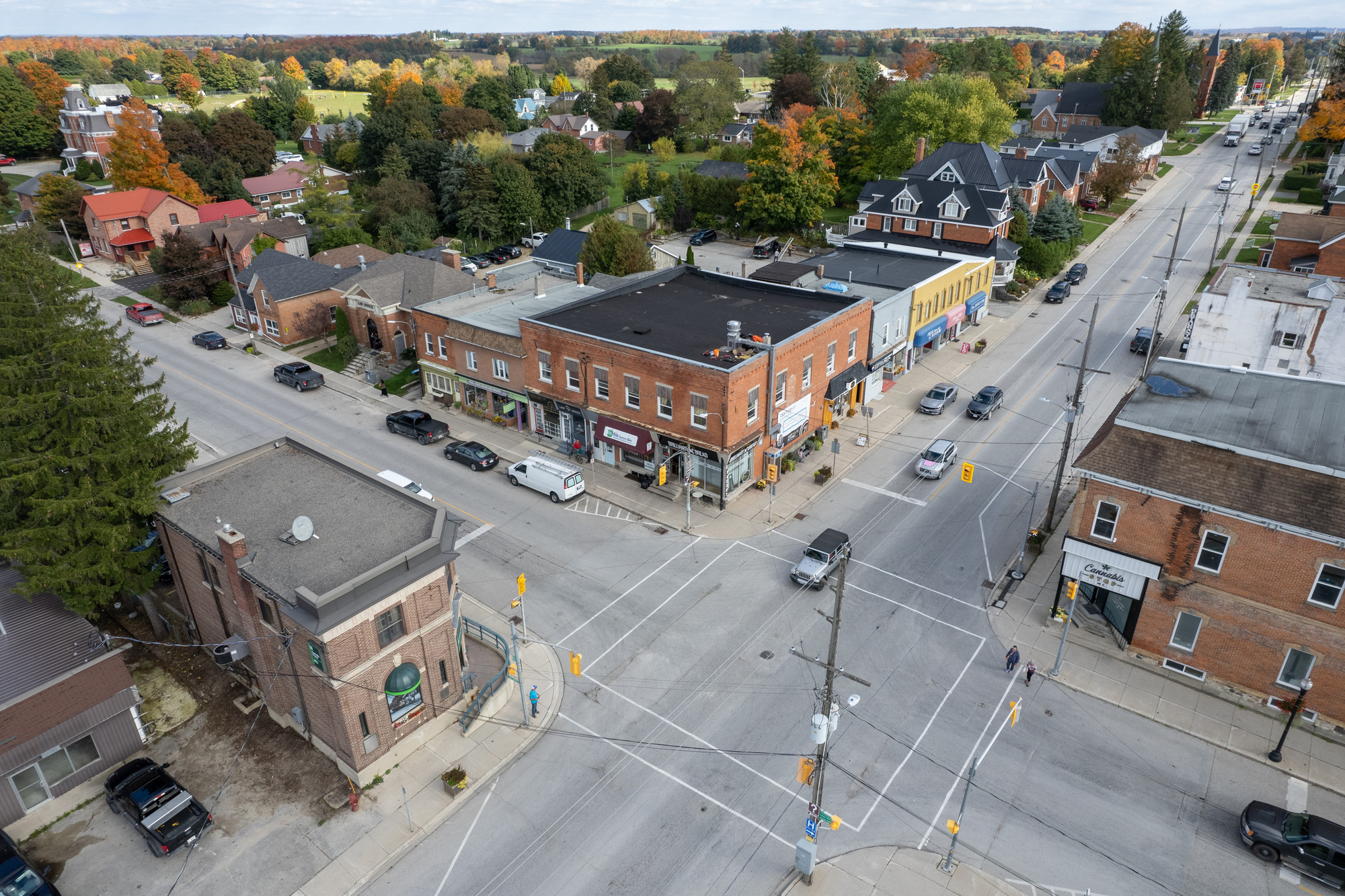 Aerial view of Markdale.